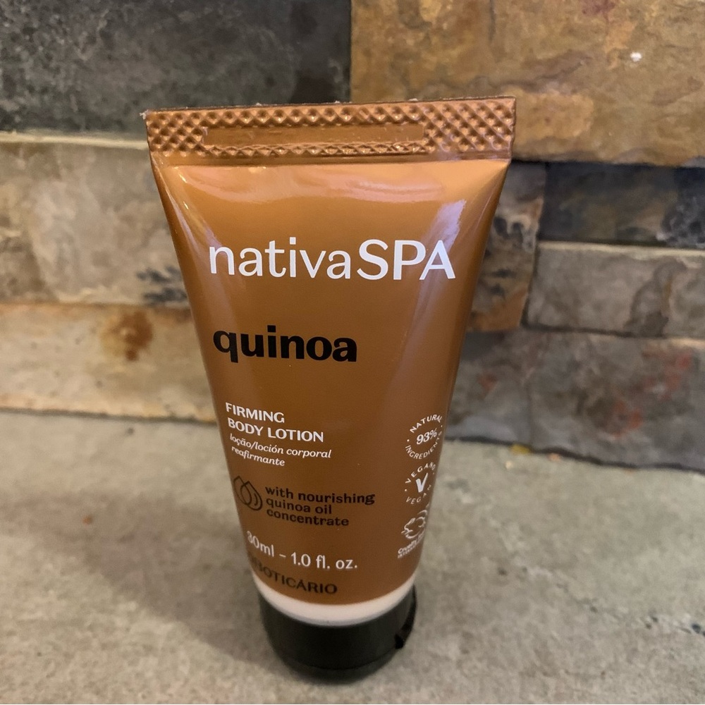 NativaSpa - Quinoa Firming Body Lotion, Travel Size (1oz/30m) - NEW/SEALED